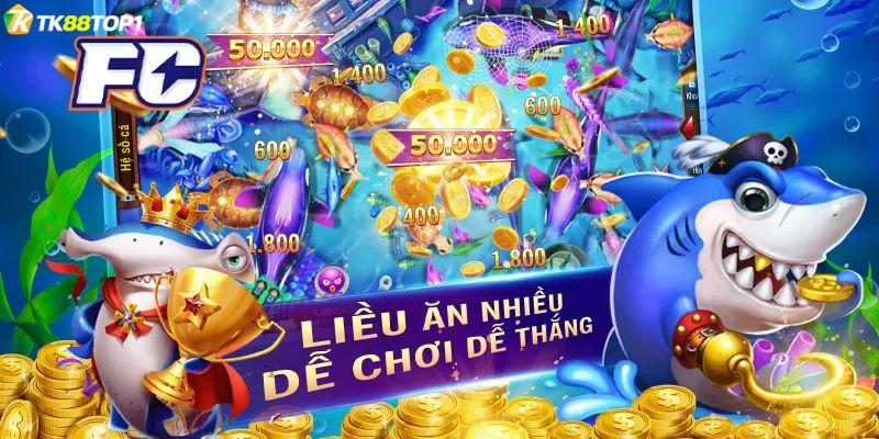 Giao diện FC bắn cá đầy hoành tráng