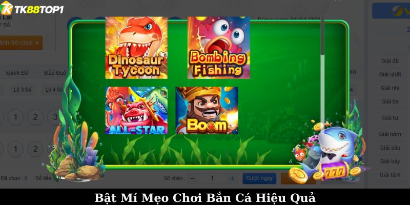 Mẹo chơi bắn cá cơ bản khi hiểu rõ về game